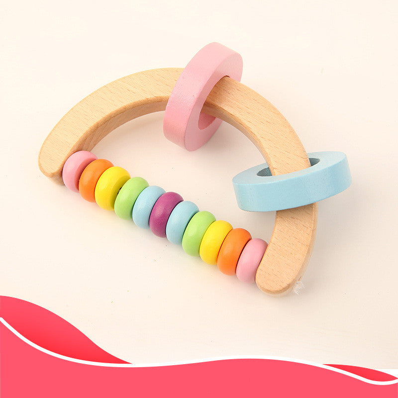 Set of 4 Wooden Toys with Beads, Early Year Toys - Educational