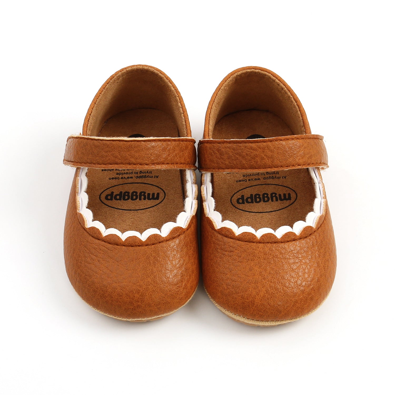 Mary Jane Baby Shoes, Baby Girl Pre-walking Shoes- age: 0-18months Brown