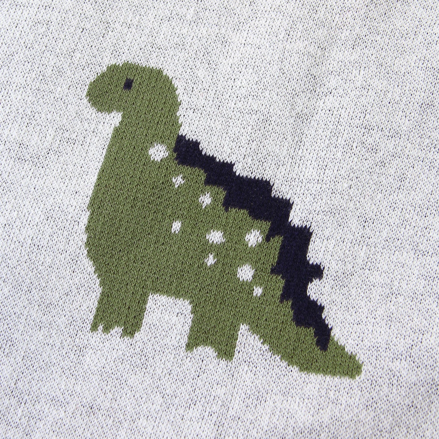 Dinosaur Baby Blanket - Knitted with Pure Cotton