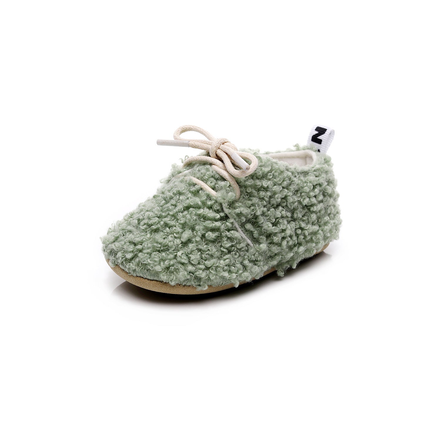 Baby Teddy Shoes, British Style Design, age: 0-24 months Green