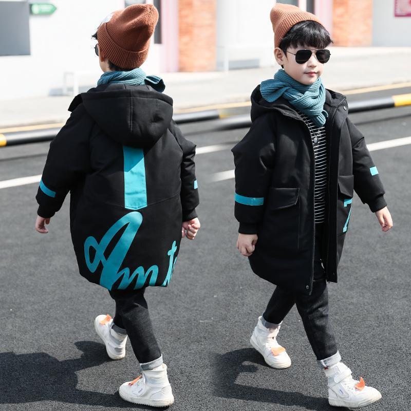 Oversized Hooded Jacket, Mid-Length, Padded and Stylish for Children 5-14years