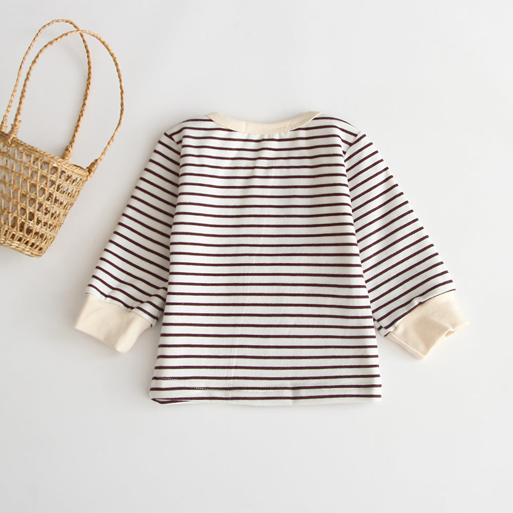 Mariniere - Long Sleeve Striped Baby T-Shirt