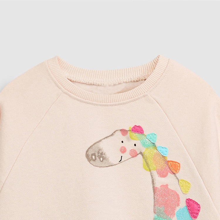 Happy Giraffe Sweatshirt - Long Sleeve