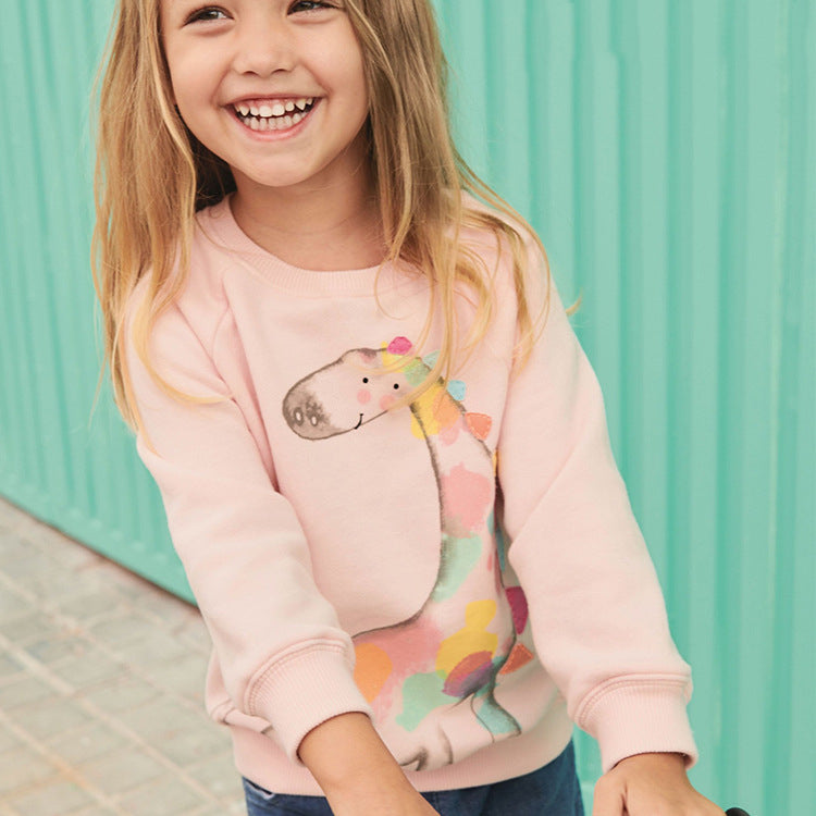 Happy Giraffe Sweatshirt - Long Sleeve