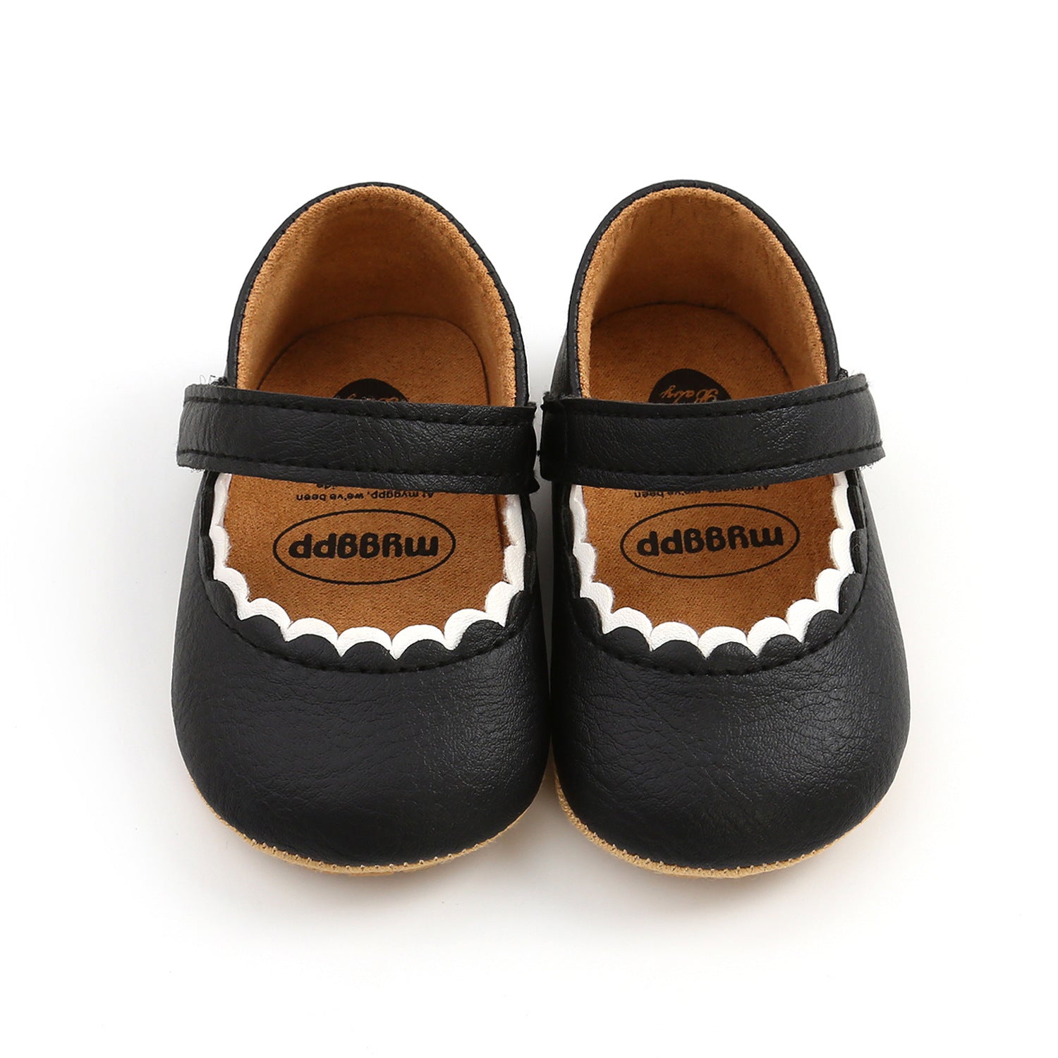 Mary Jane Baby Shoes, Baby Girl Pre-walking Shoes- age: 0-18months Black