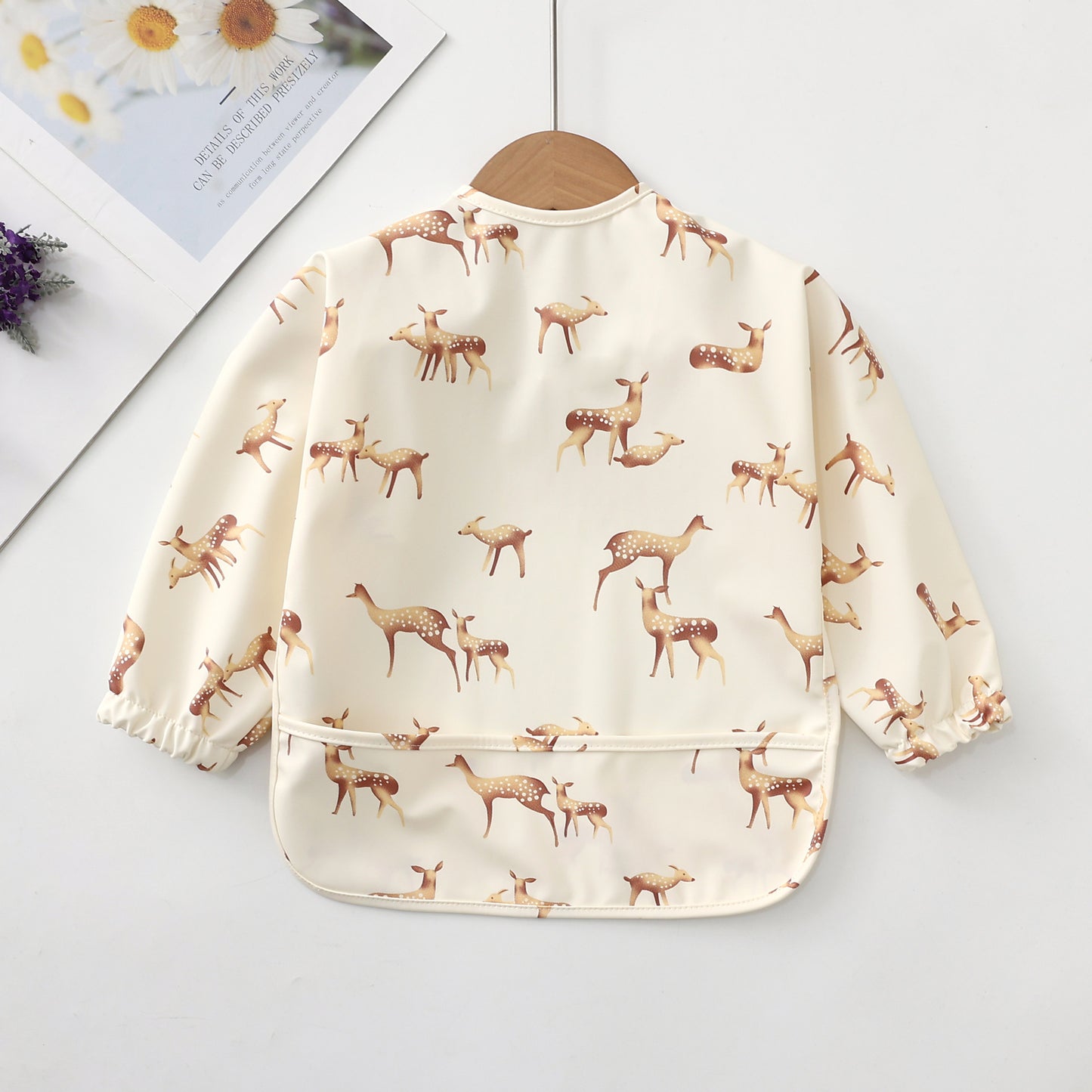 Recycled Minimal Style Bib, Long Sleeve Shirt, Waterproof Goldeer