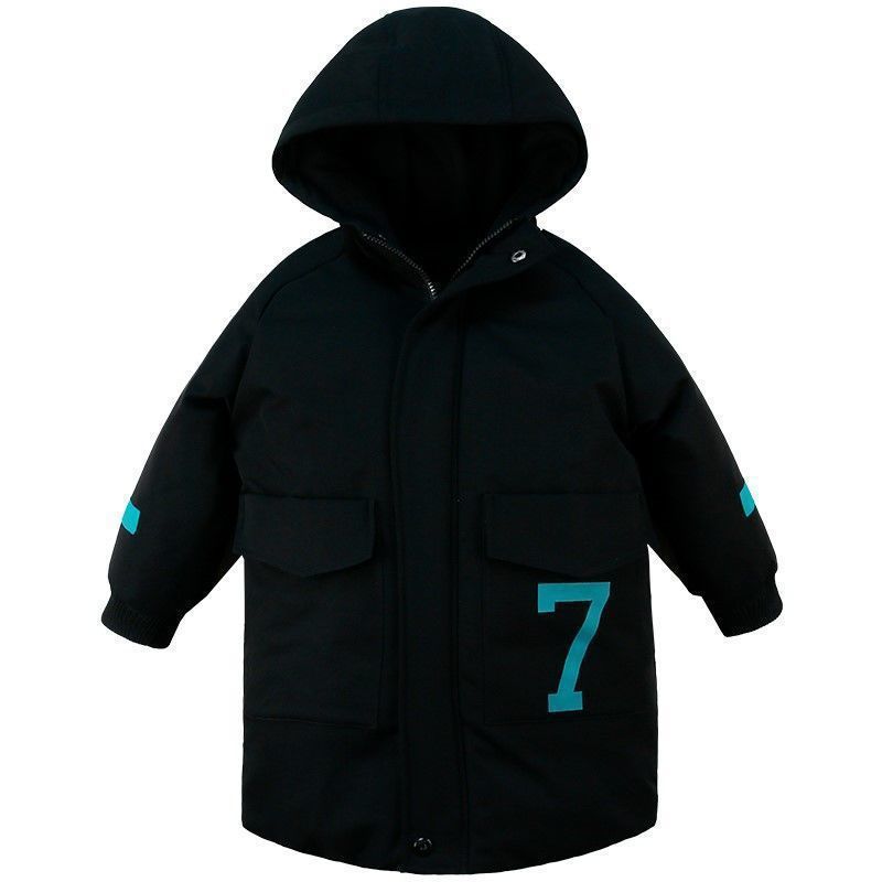 Oversized Hooded Jacket, Mid-Length, Padded and Stylish for Children 5-14years