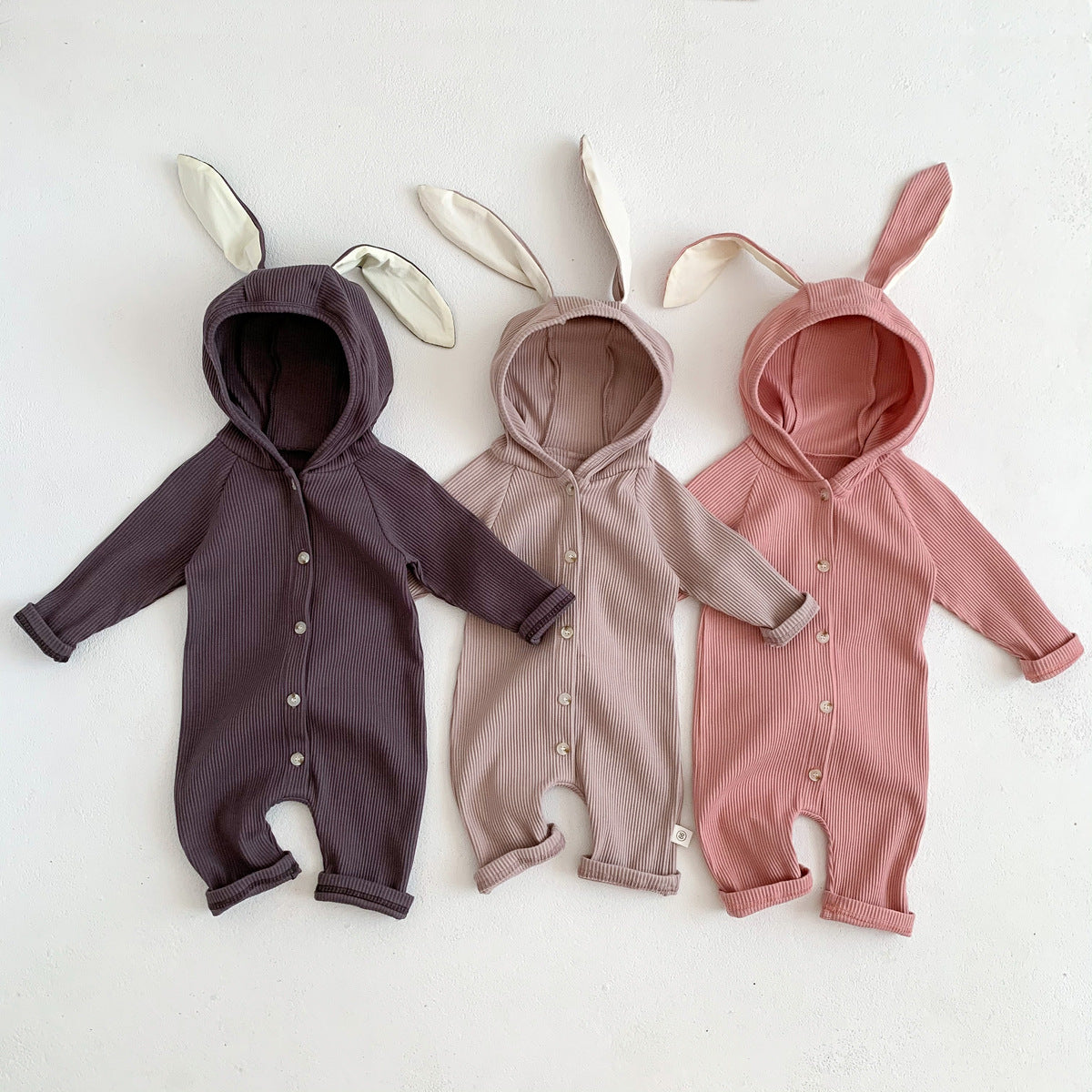 Cute Bunny Ears Bodysuit, Onesie for Babies - Ages 3-18 months