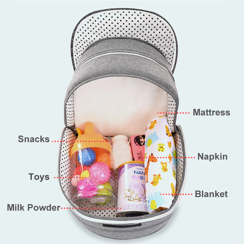 Multifunctional Portable & Foldable Crib - Baby Bag (2 models)