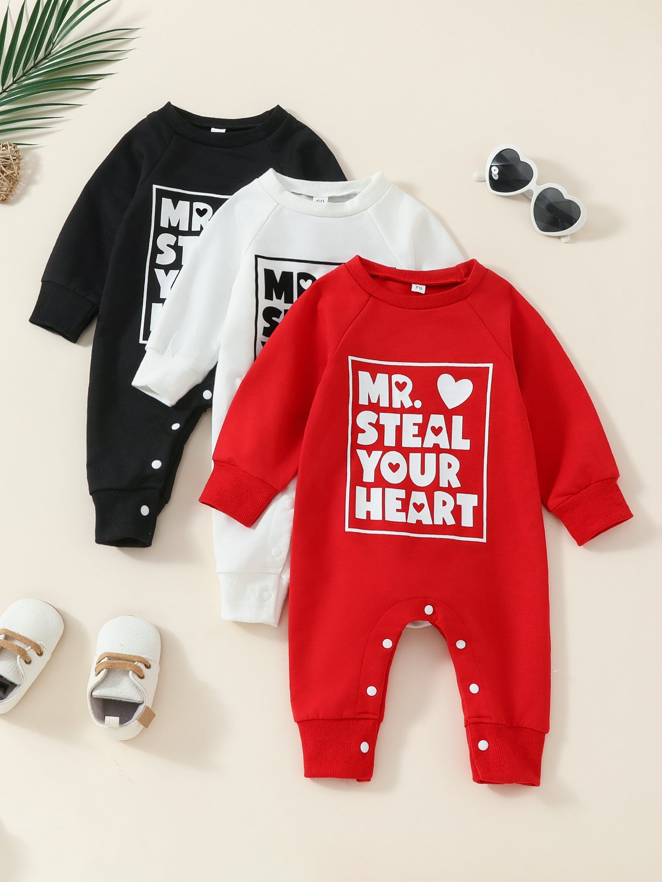 Baby Boy One-piece Romper with Logo - age: 3-18 months